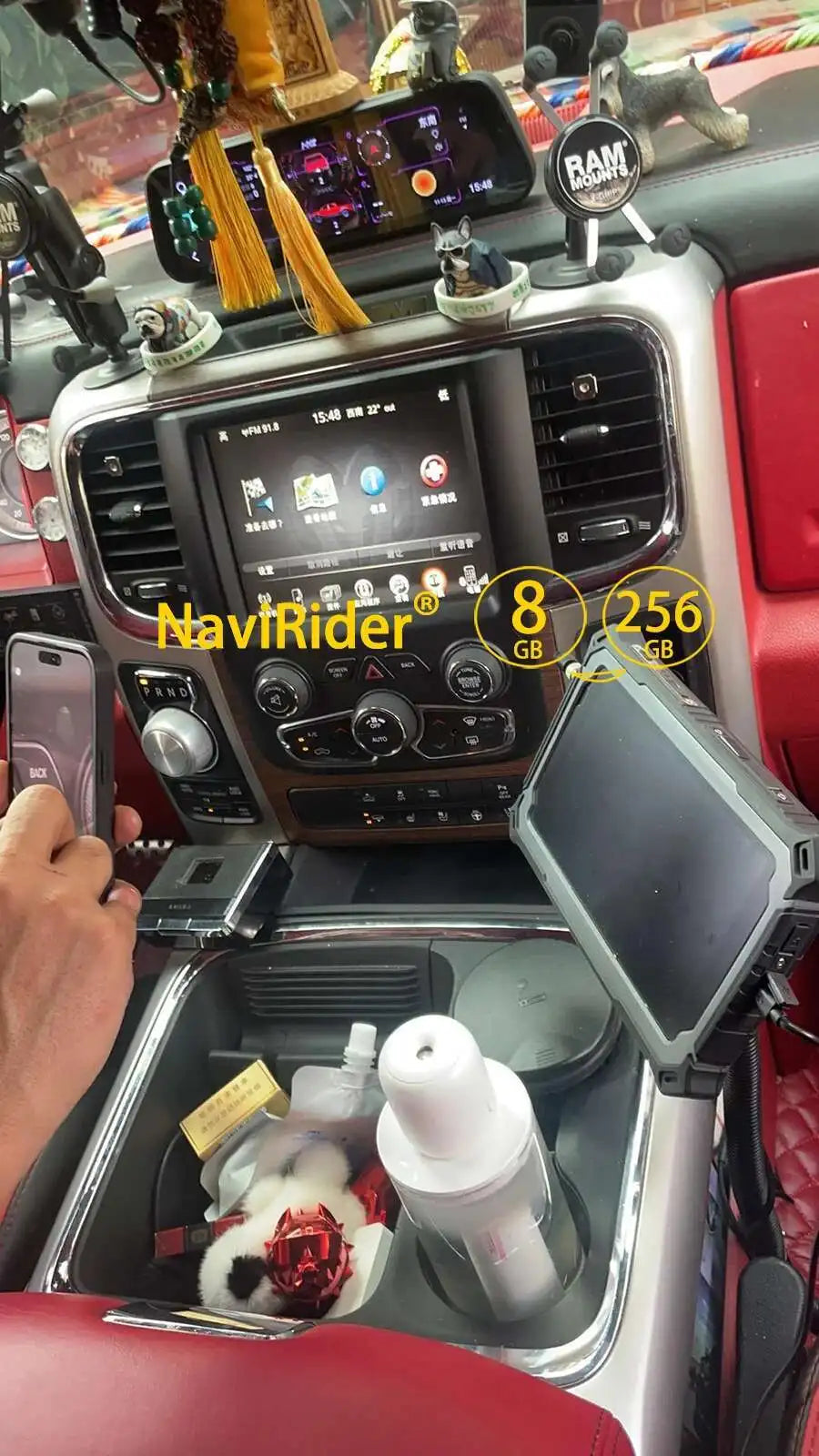 8.4" Android 14 CarPlay Stereo for Dodge RAM & Jeep - image 15