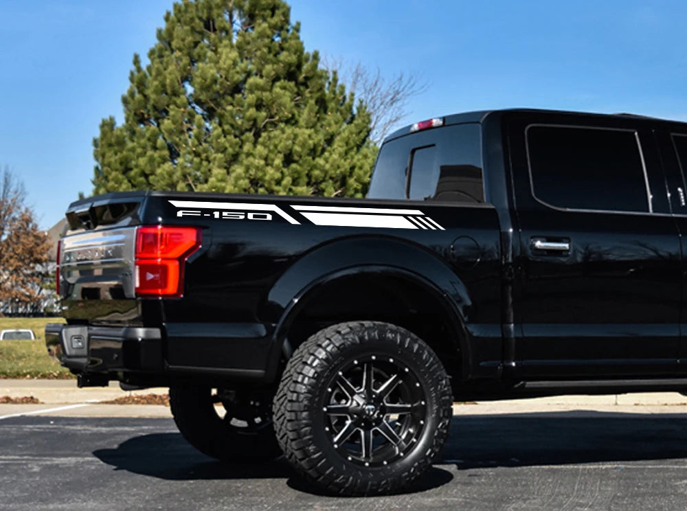 Pickup Bed Side Stripe Decal for F150 Raptor Lariat