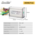 Electric Bike Controller 36V 48V Ebike Sensorless Controller 250W 350W 500W 750W 1000W 1500W KT Controller Dual Mode Sinewave