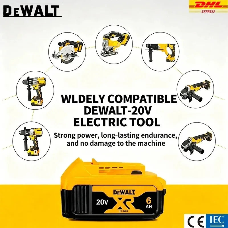 Replacement for DEWALT 20V 6Ah Lithium Battery (DCB200) - image 4