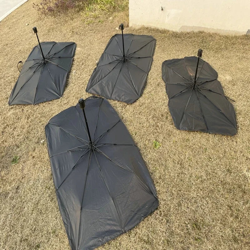 Retractable Umbrella Windshield Sun Shade