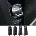 4pcs Car Door Lock Shock Absorber Silicone Cover Noise Reduction & Anti-Collision Pad, Universal Latch Protector for Auto Door