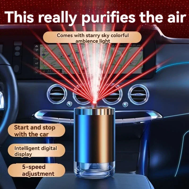 XMSJ Smart Car Air Freshener - Adjustable USB Aroma Diffuser - image 4
