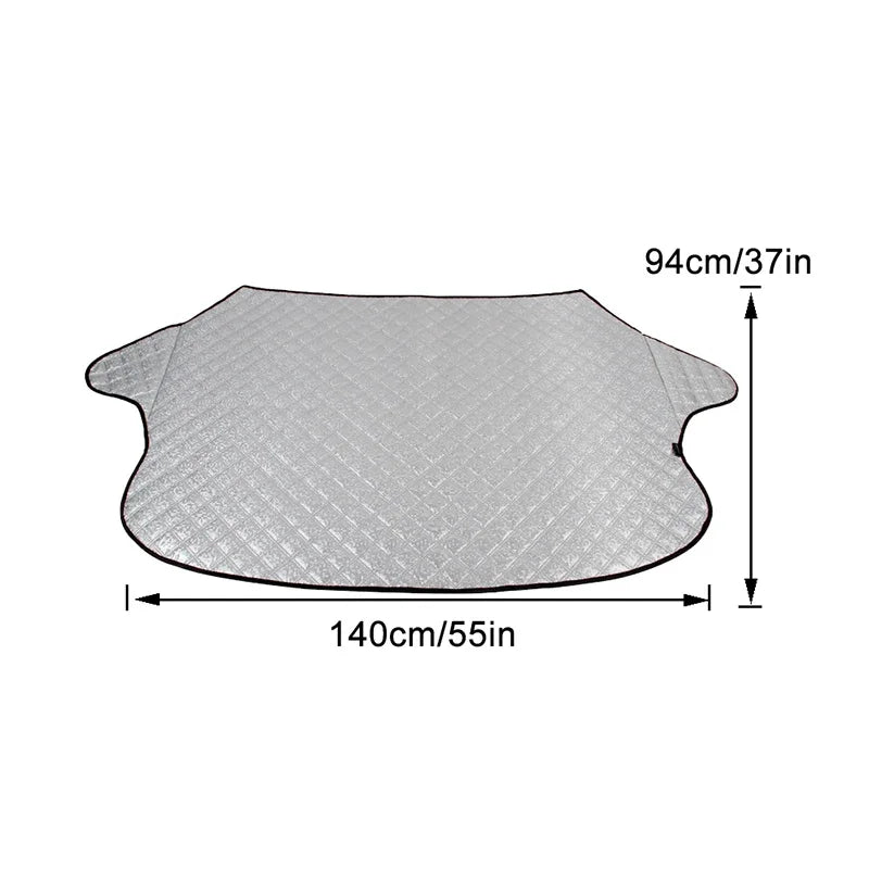 Windshield Snow, Frost and Sun Cover, Magnetic or Standard