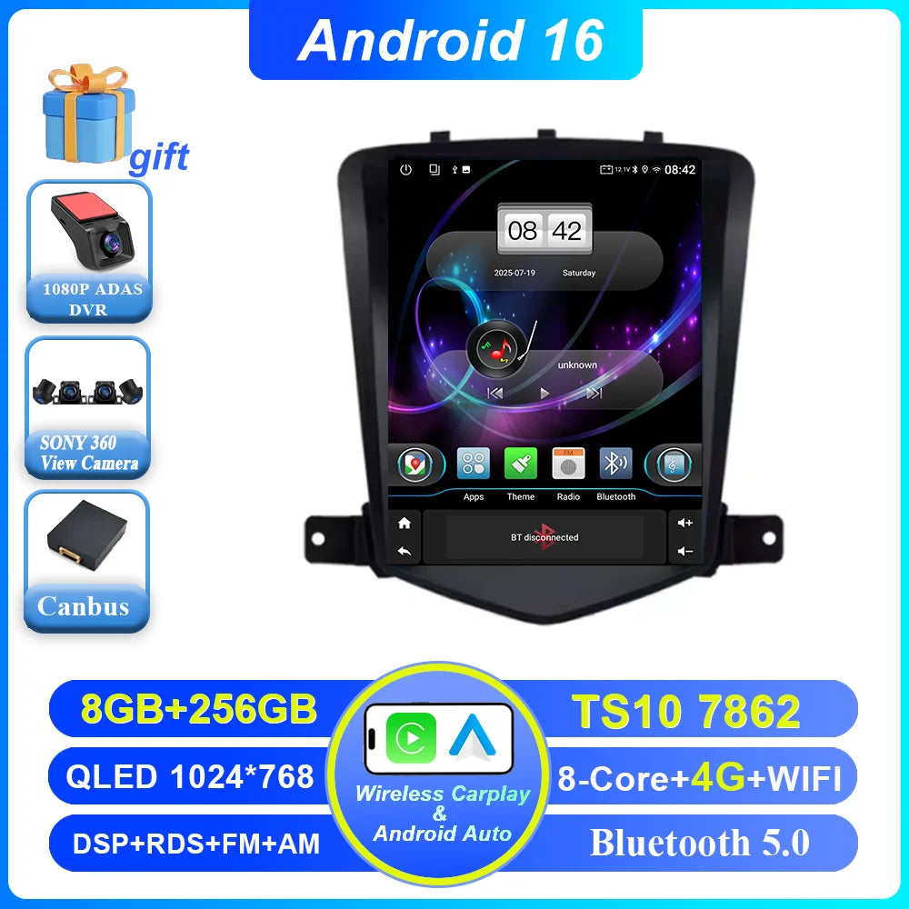 Android 16 Car Stereo for Chevy Cruze (2008-2012) - image 8