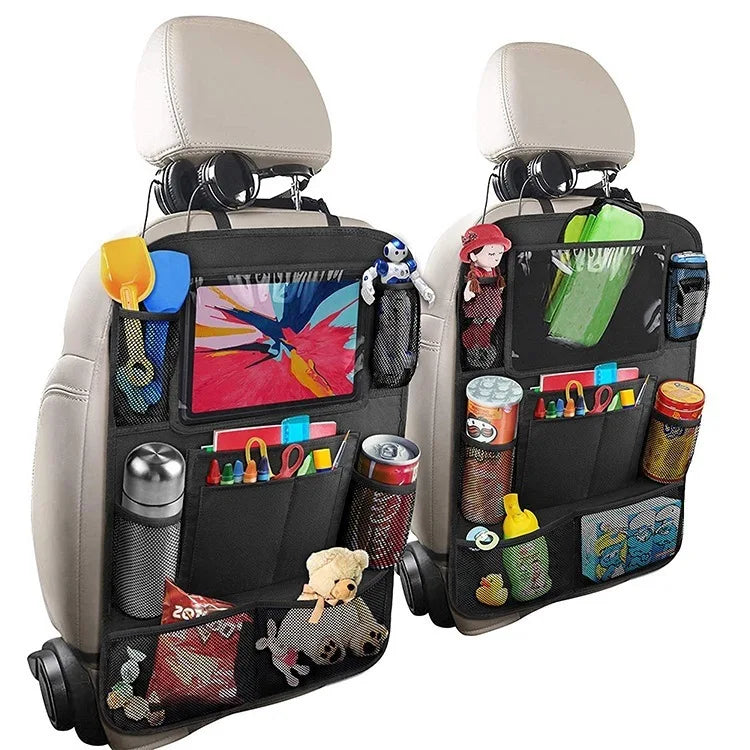 Car Backseat Organizer with Tablet Holder, 1 or 2 pcs