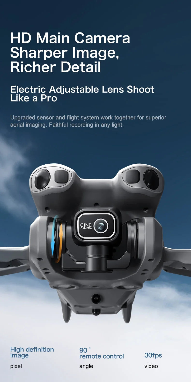 Lenovo GT50 4K Dual Camera Foldable Brushless Drone Obstacle Avoidance - image 13