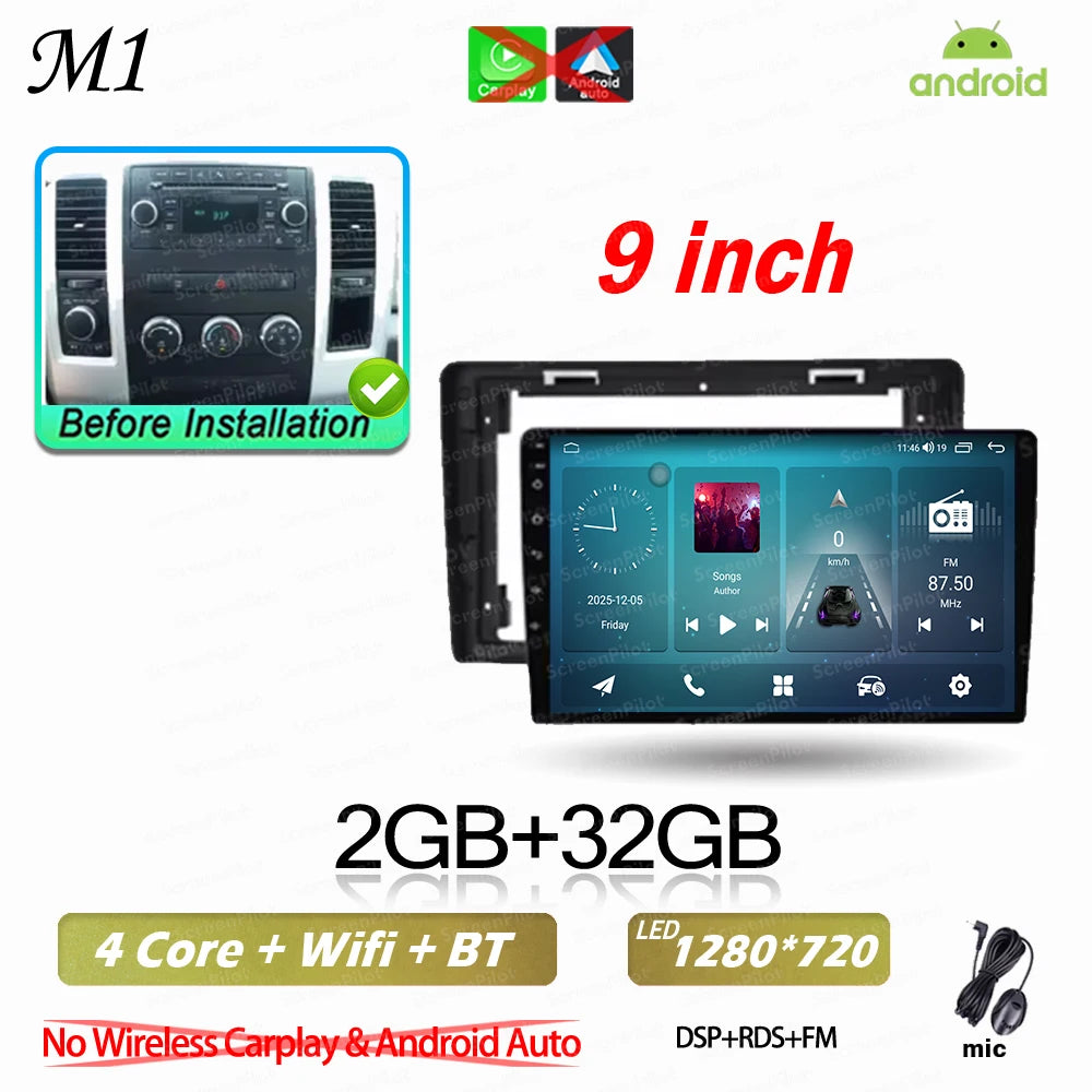 10-Inch Android Car Radio for 2008-2012 Dodge Ram 1500 - image 39