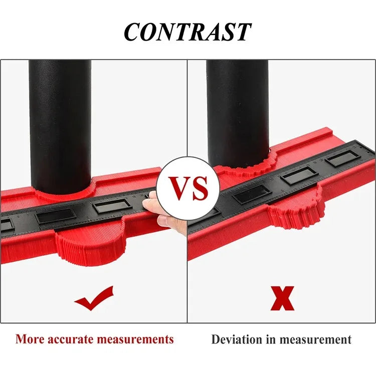Contour Gauge Profile Duplicator for Woodworking Tile Cutting Template - image 9
