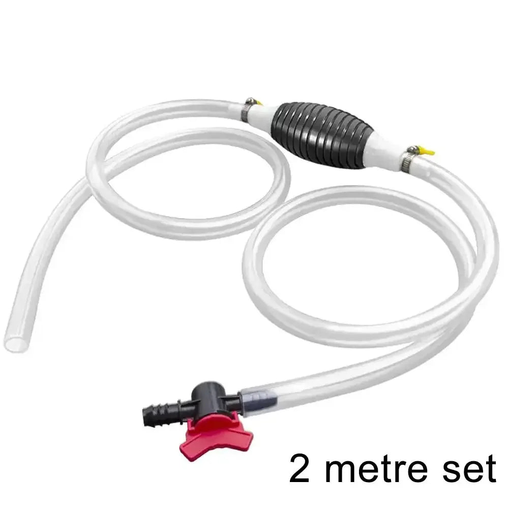 Manual Fuel Transfer Pump for Diesel Siphon Pump with Hose for Fuel Oil Transfer
