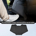 For 2025 Model Y Juniper rear air conditioning vent anti kick pad, Refreshed Model Y interior suede protection pad, dust pad