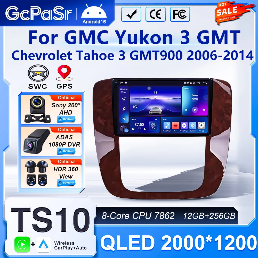 9 Inch Android GPS Car Stereo for GMC/Chevy Trucks SUVs