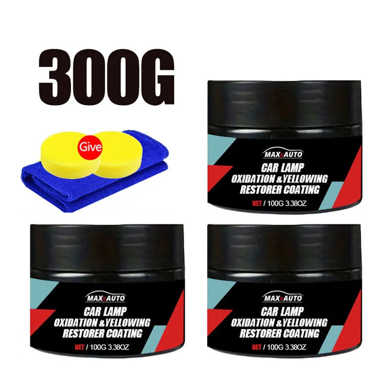 Headlight Restoration Polishing Paste