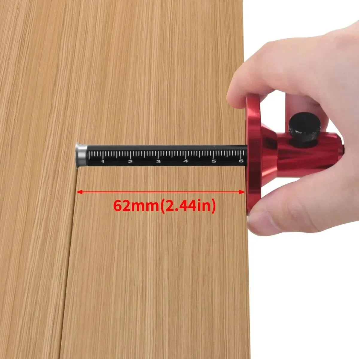 Woodworking Wheel Marking Gauge - Dual Scale Inch/mm Scriber - image 5