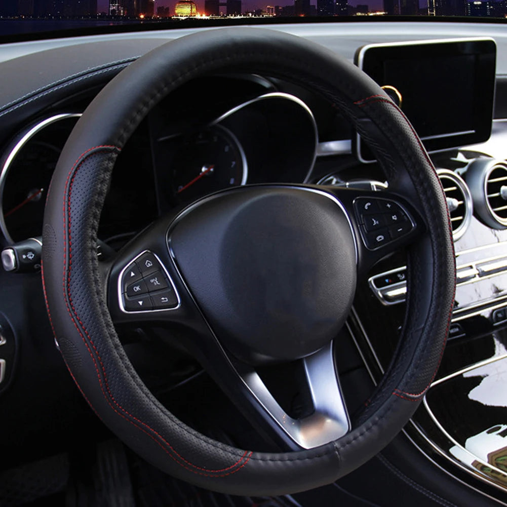 Comfortable Braided Steering Wheel Cover for Cars - 10 Colors - image 10