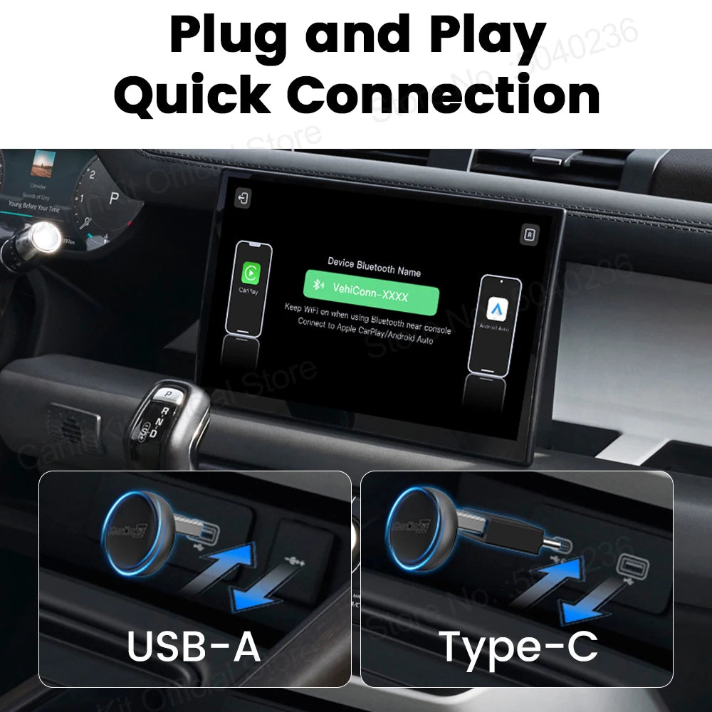 CarlinKit 5.0 Mini Ultra3 Wireless CarPlay & Android Auto Adapter - image 4