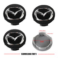 56mm Wheel Center Hub Caps for Mazda CX Series, 4-Pack - image 17