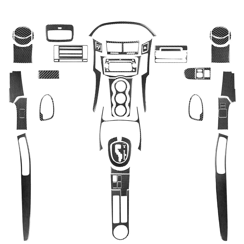 Carbon Fiber Gear Shift Panel Cover Trim for Toyota Yaris 2006-2011 - image 24