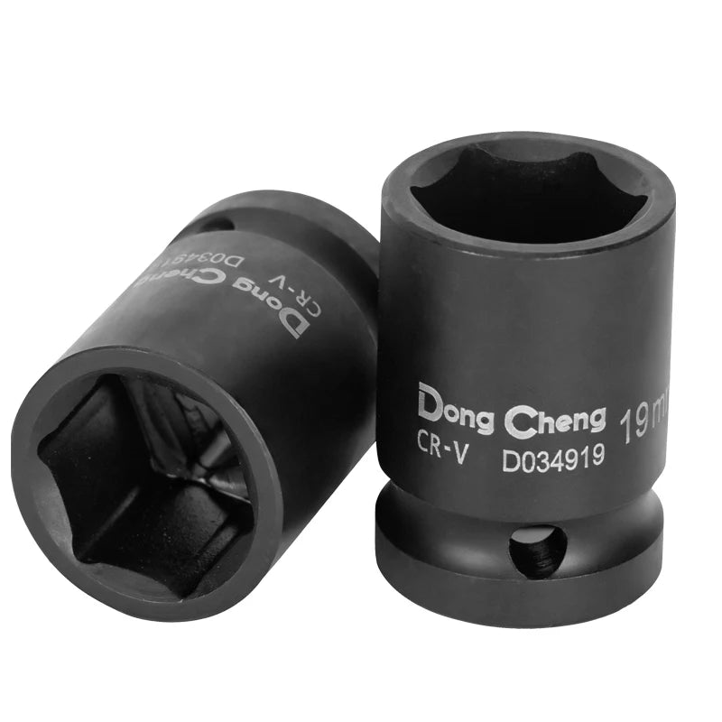 1/2 Inch Hex Impact Socket Set 10-32mm Blackened Heavy Duty Anti-Rust