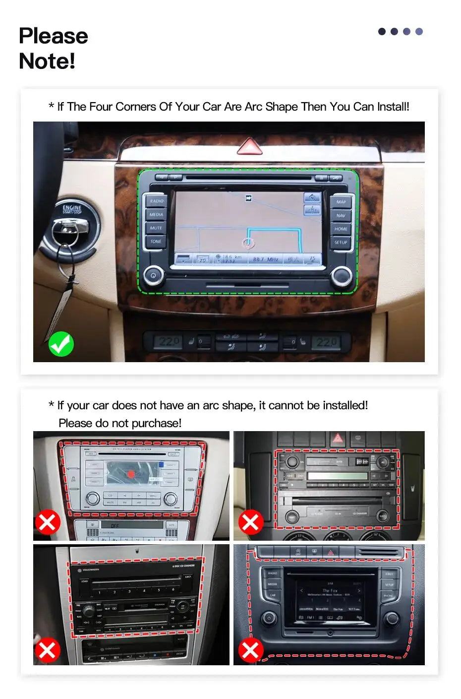 Android 16 2 Din 9'' Car Radio GPS CarPlay for VW Passat Golf MK5 MK6 - image 2