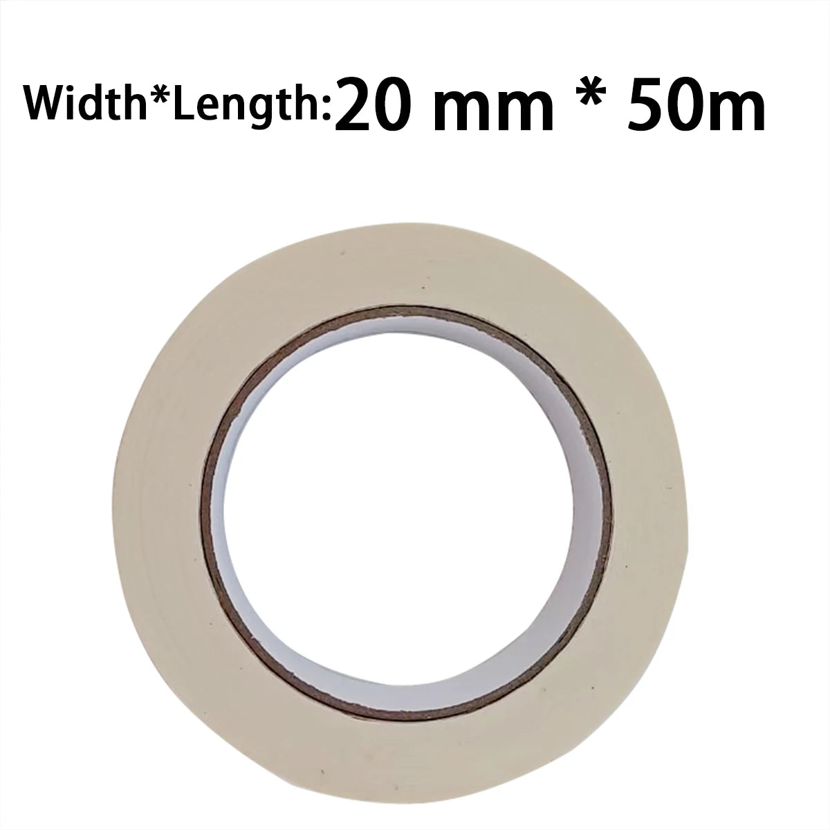 20m/50m White Writable Masking Tape Waterproof Self Adhesive for Art Painting Car DIY