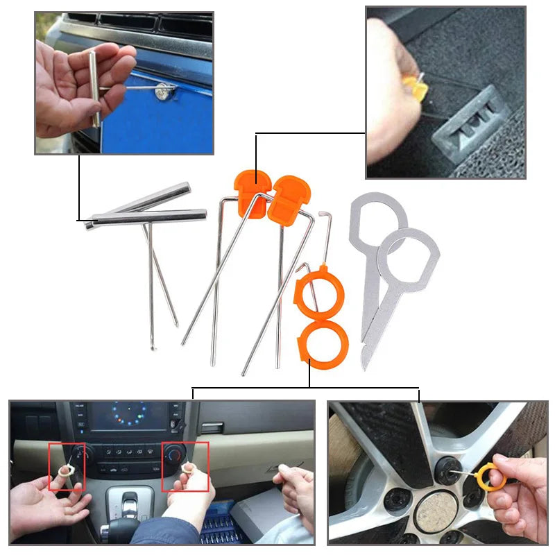 Car Trim and Panel Removal Pry Tool Set, 5, 6 or 12 Pieces
