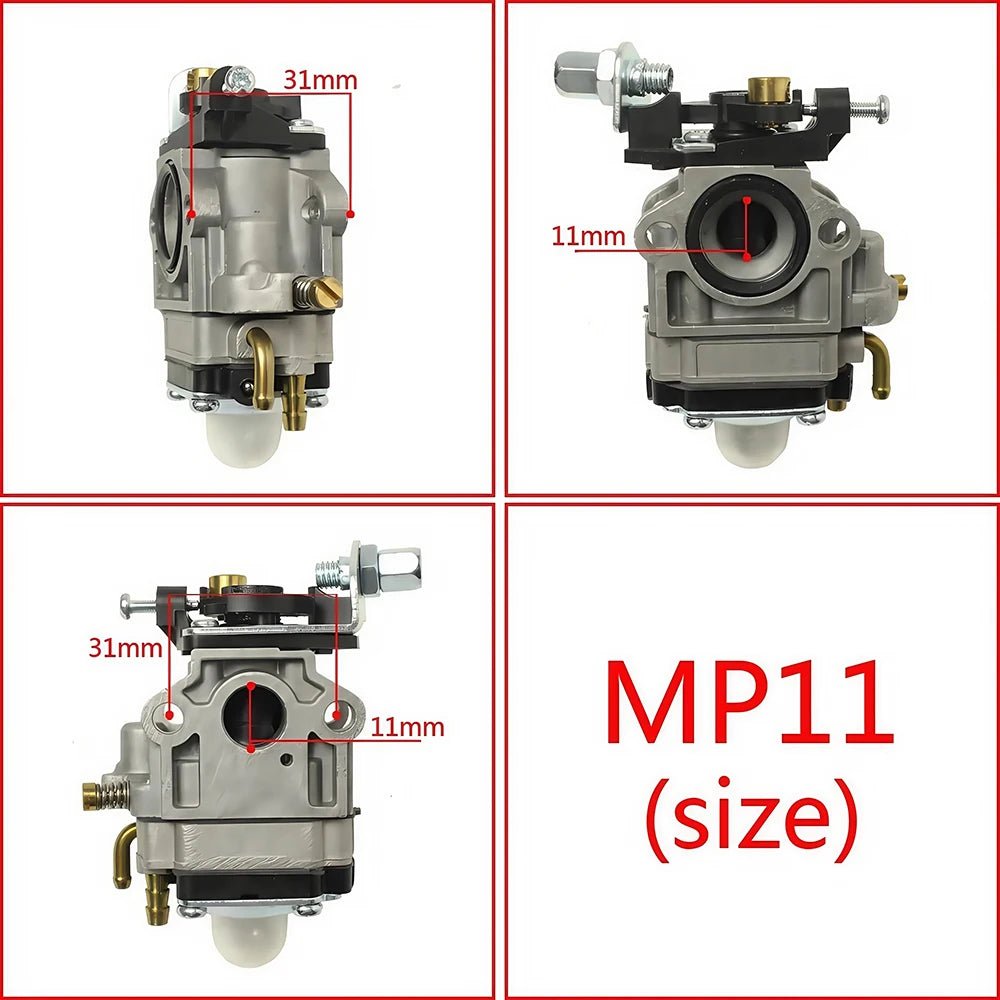 MP11 Carburetor for Walbro 26cc & 33cc Lawn Mower Engines - image 6