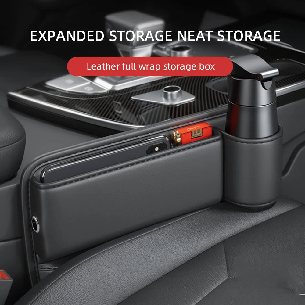 Car Seat Gap Organizer with Cup Holder