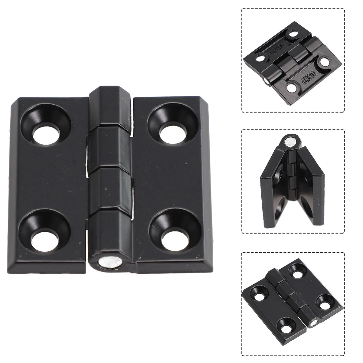 Black Metal Butt Hinges 40/50/60mm – Cabinet & Shed Hardware