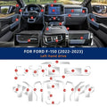 Car Interior Protection Film For Ford F-150 2022-2023 F150 TPU Clear Self-adhesive Console Gear GPS Screen Anti Scratch Sticker