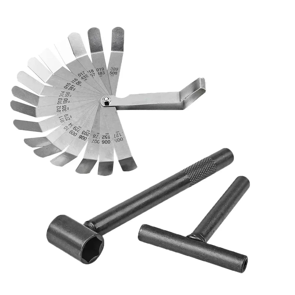 GY6 Motorcycle Valve Adjustment Tool Set with Feeler Gauge - image 6