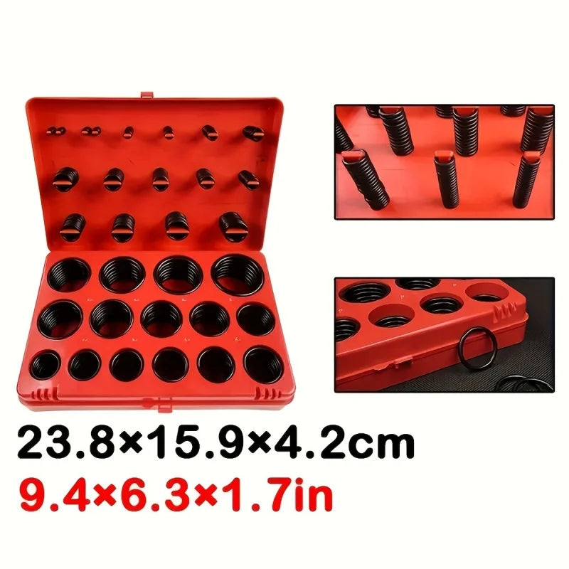 382-Piece NBR O-Ring Assortment Kit – Metric Rubber Seals