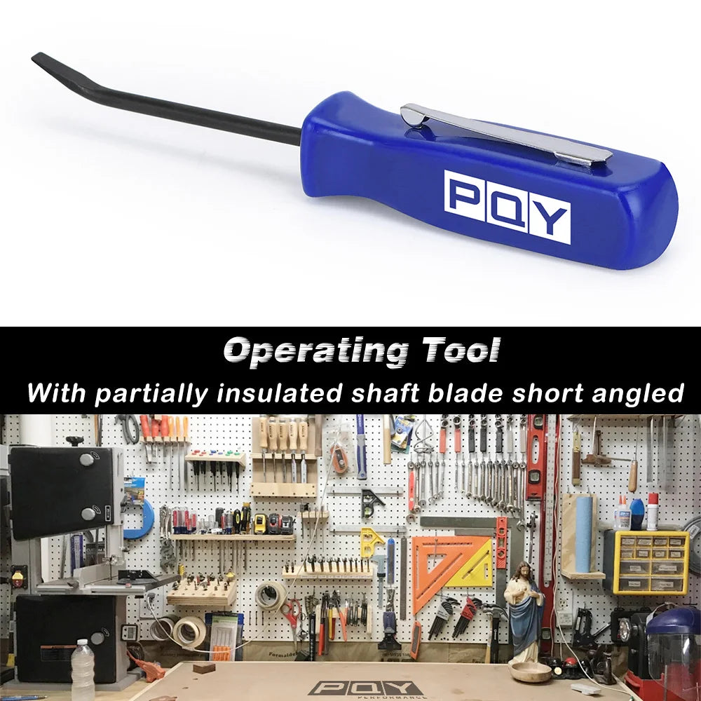 3Pocket Pry Bar Short Angled Operating Handy Tool 4-Sided Grip Car Repair Remove Tools WLR-GJ005-QY