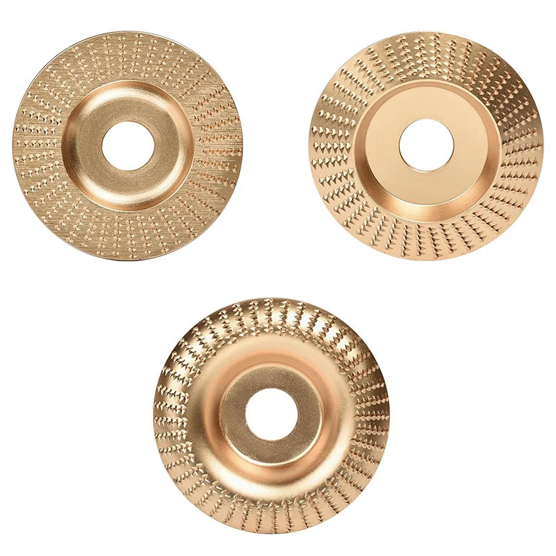 Angle Grinder Metal Grinding Disc Flat Curved Inclined Woodworking Carving Polishing Set