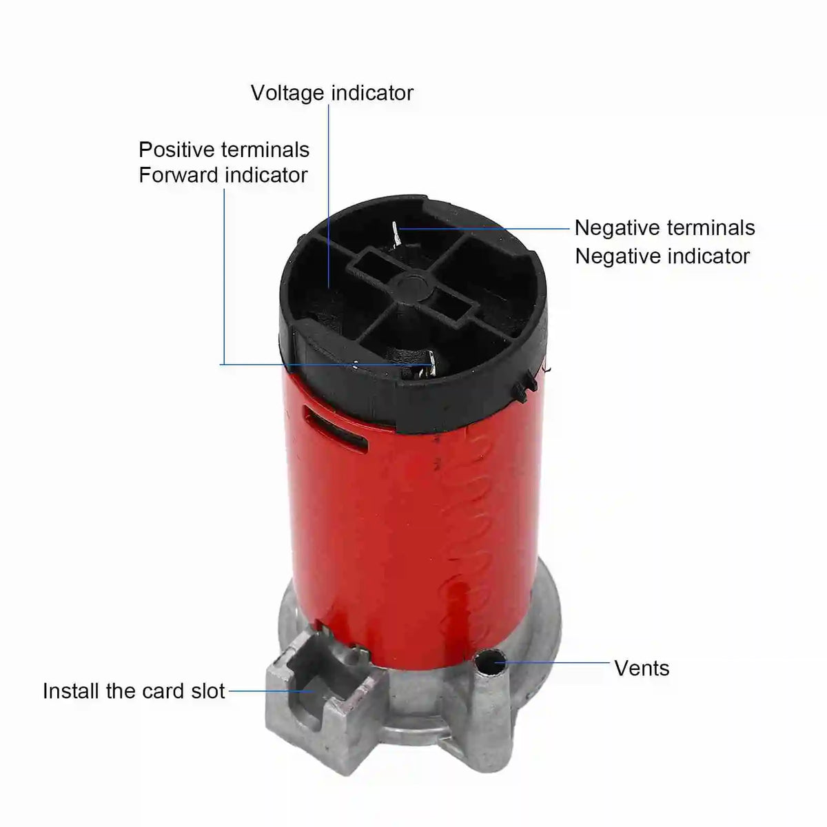 12V Air Horn Compressor 105-115db Auto Horn Air Pump Motor for Cars Trucks Boats