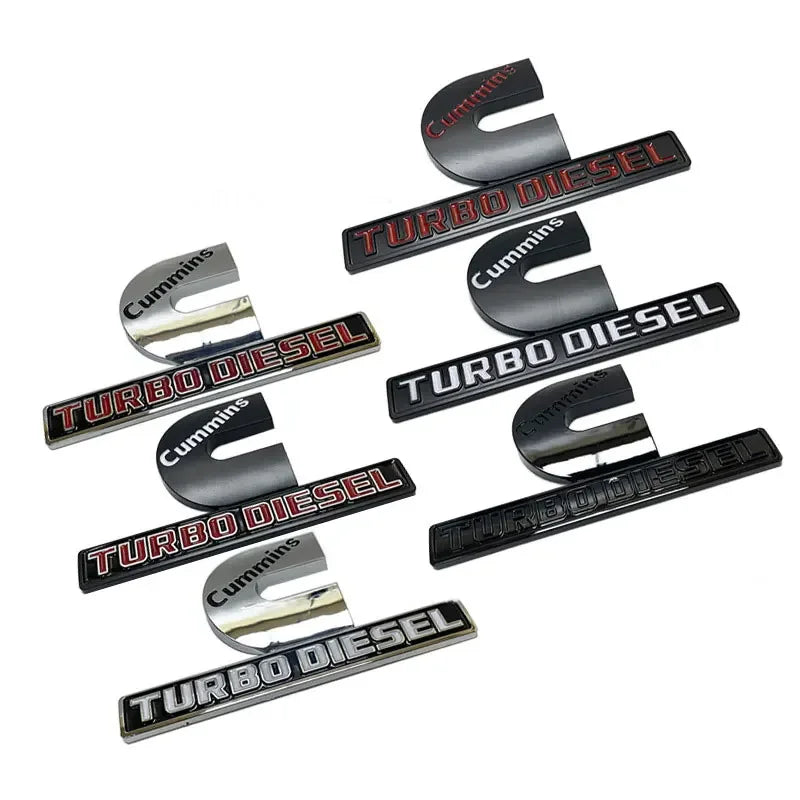 Cummins Turbo Diesel Logo Decal for Dodge RAM 1500 2500 Truck