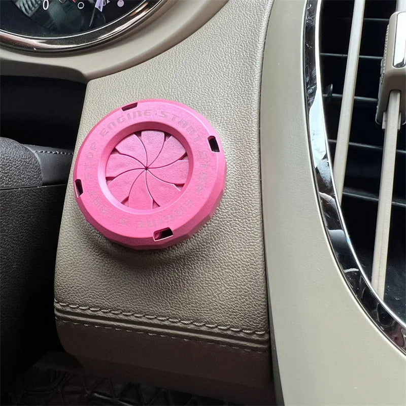 Decorative Push Start Button Cover, 9 Colors
