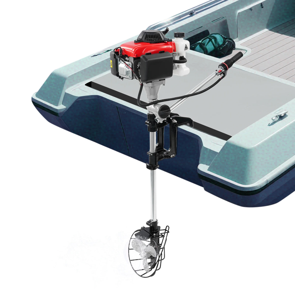 4.0HP Four-Stroke Outboard Motor with Propeller Guard
