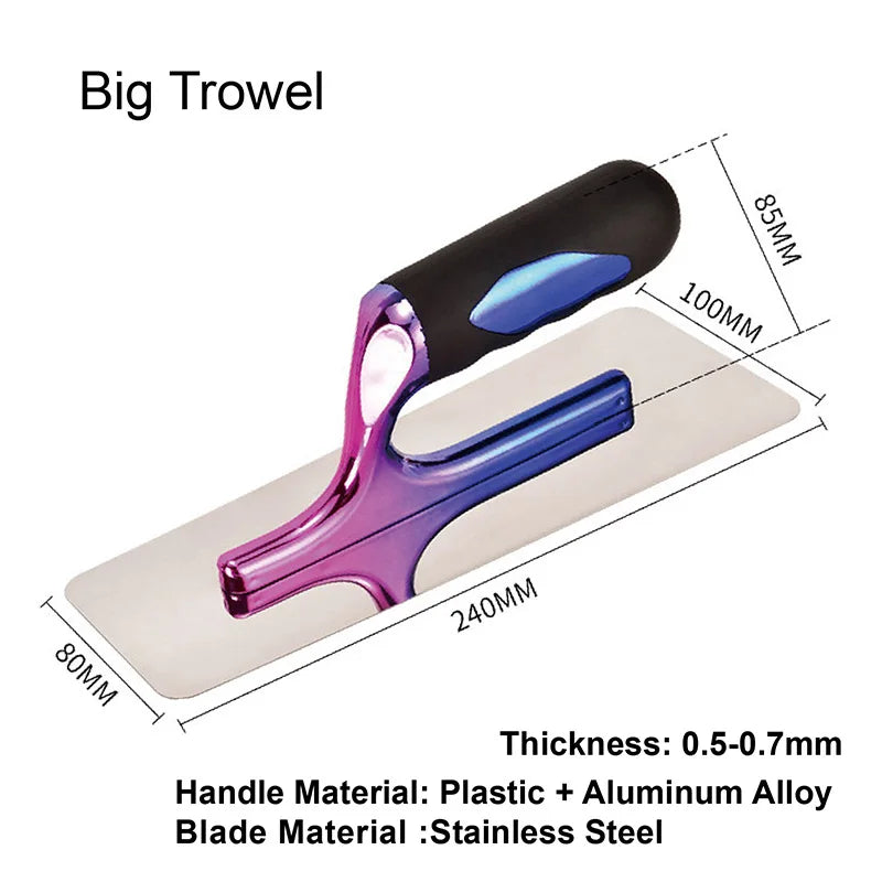 Stainless Steel Venetian Plastering Trowel Set