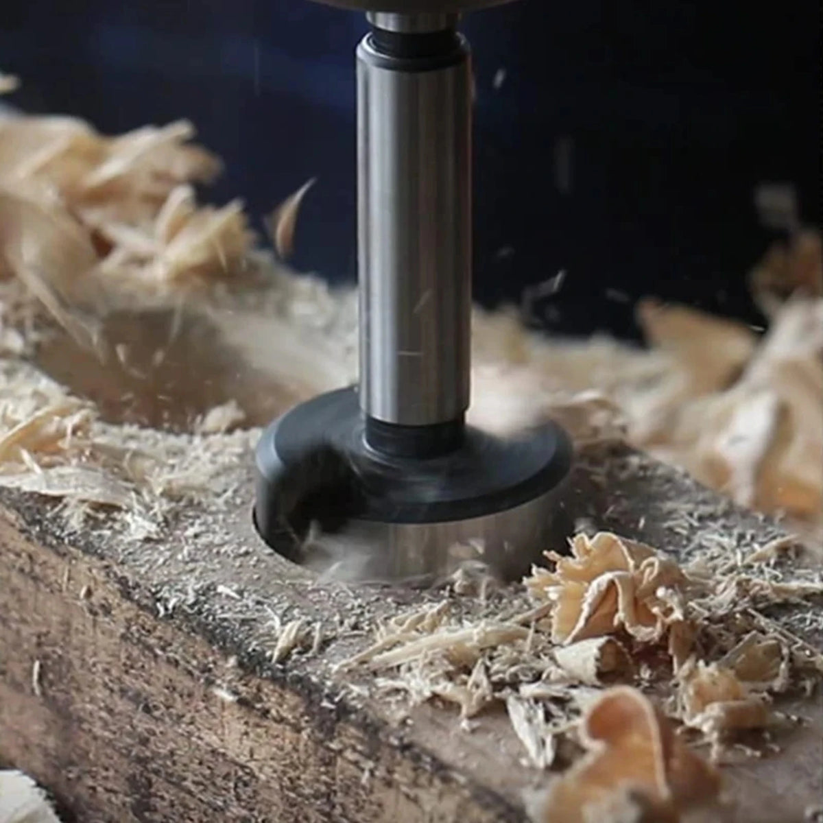 Versery 1Pc 6mm-100mm Forstner Woodworking Tools Hole Saw Hinge Boring Drill Bits Round Shank High Carbon Steel Cutter