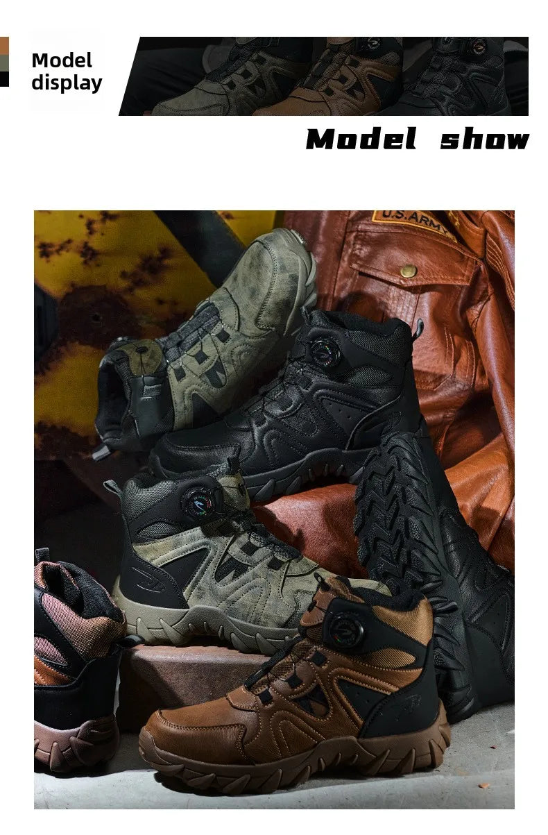 Steel Toe Safety Boots, Smash-Proof & Puncture-Resistant - image 27