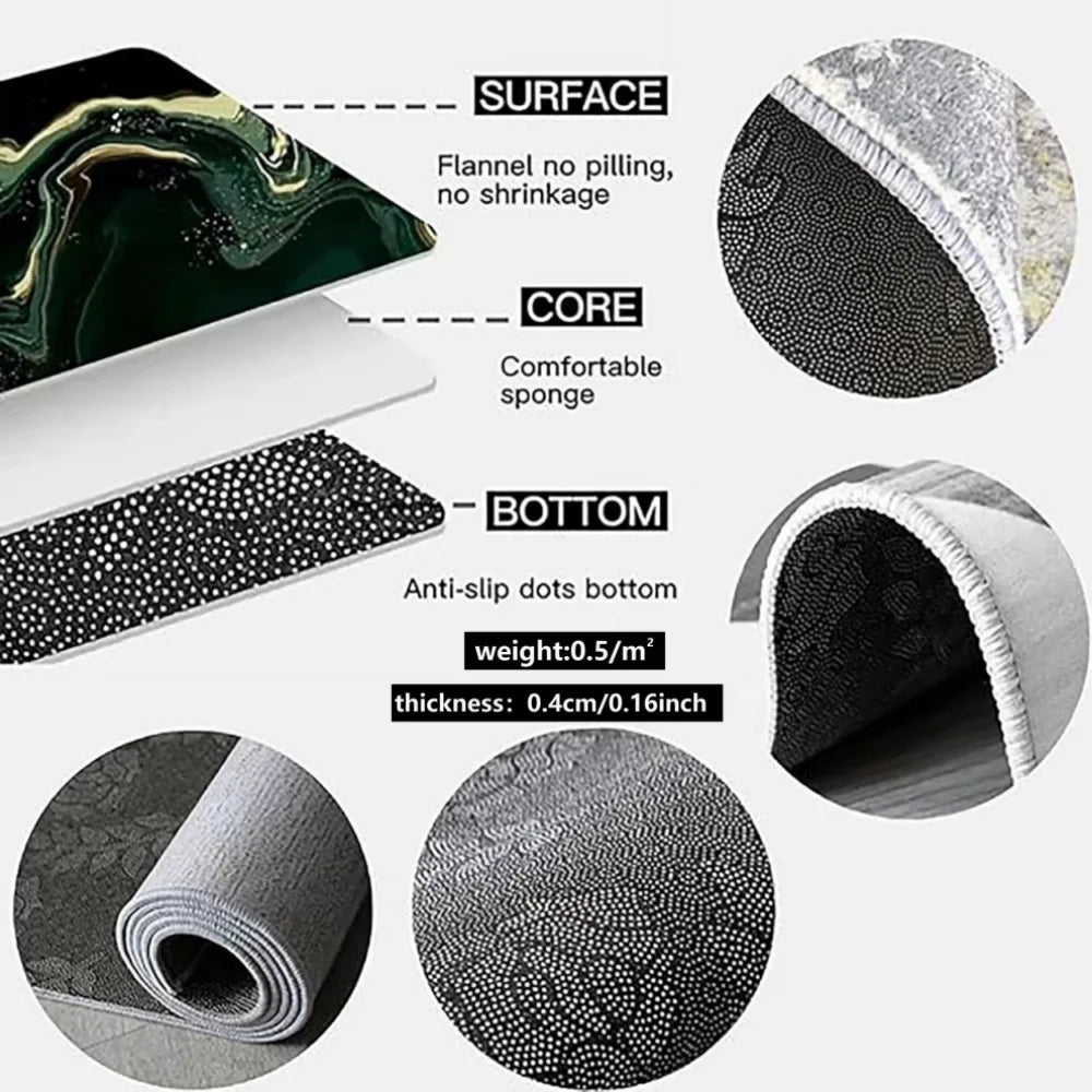 Motorcycle Garage Floor Mat, Non-Slip Wear-Resistant Racing Display Carpet for Indoor and Outdoor Floor Protection