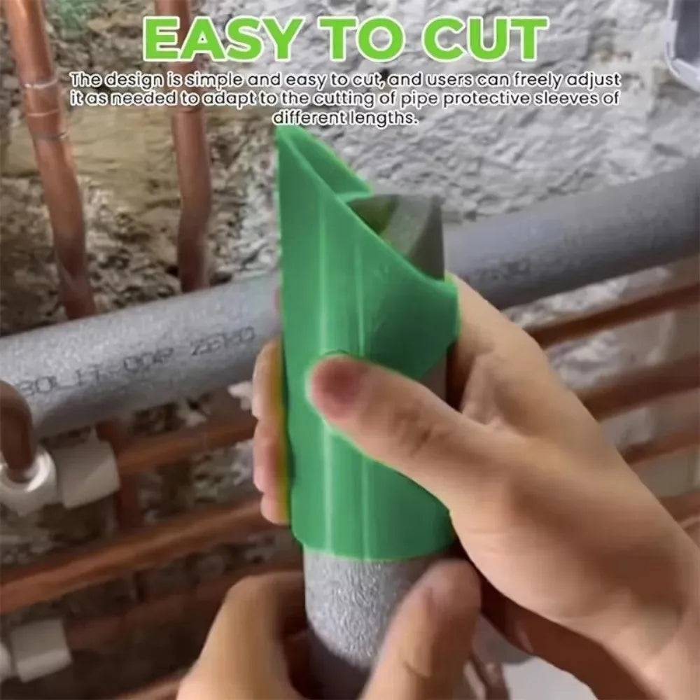 3-Piece Foam Pipe Insulation Cutting Guide