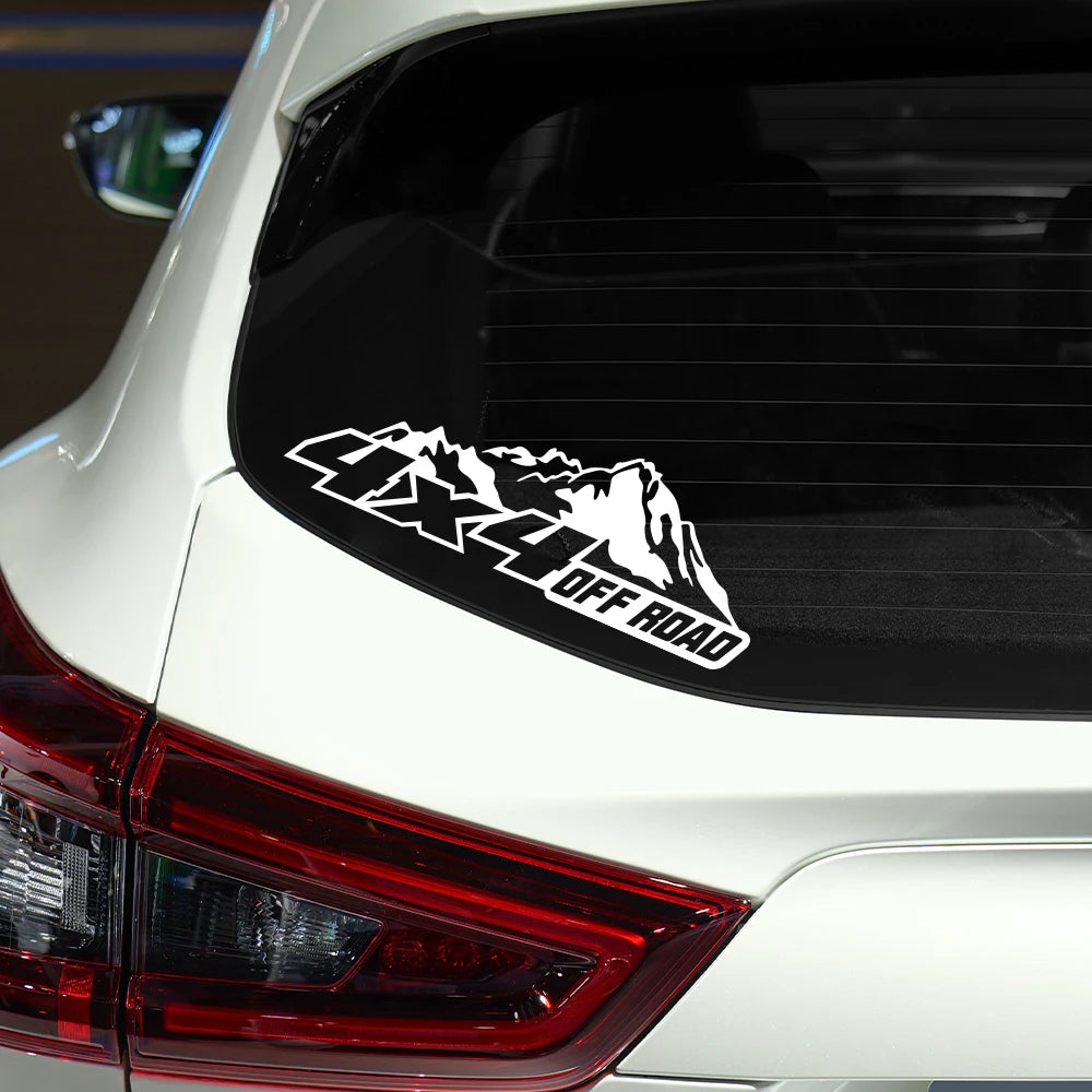 4x4 Off-Road Mountain Vinyl Sticker for Suzuki Jimny