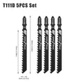 5-Piece Reciprocating Jigsaw Blades – HCS T-Shank Assorted