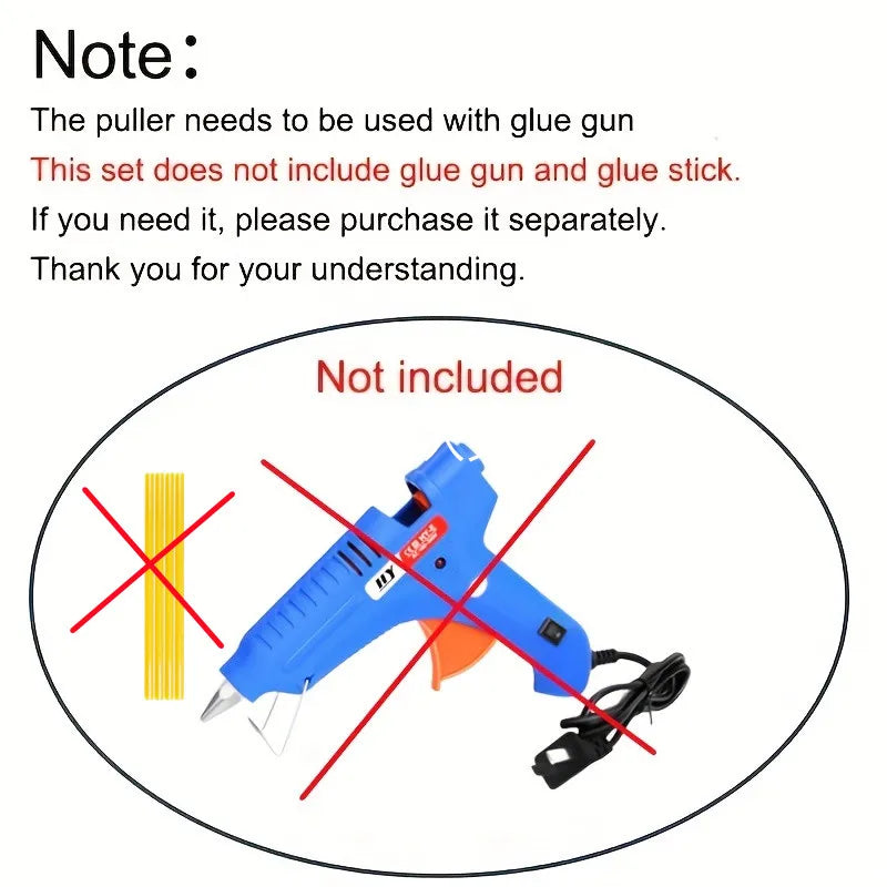 Paintless Dent Repair Puller Kit, Suction Cup Set