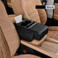 Car Center Console Cover, Leather Armrest Cover for Car, Universal Middle Console Cushion