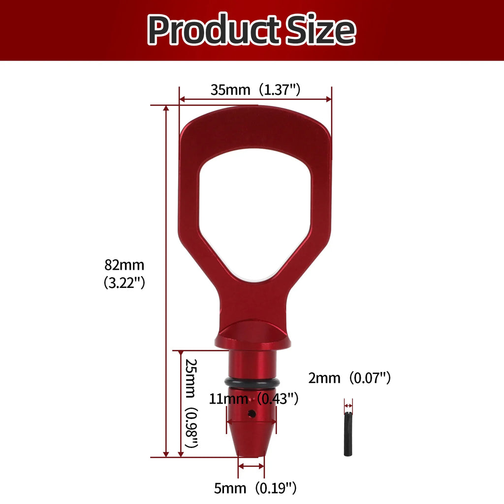 Billet Aluminium Oil Dipstick Pull Handle for Subaru WRX 2015-2021 - view 2