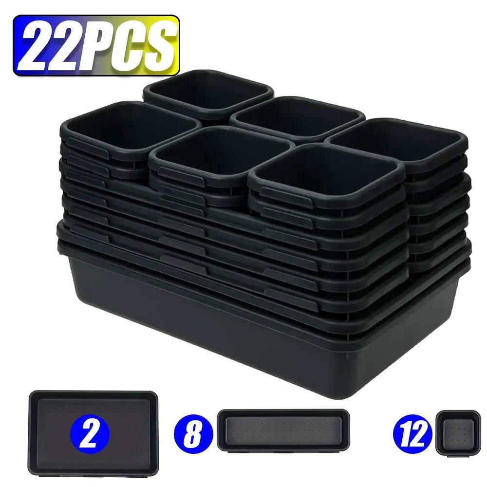 Drawer Organization 8/26/47pcs Tool Tray Divider Set for Workbench Cabinet Garage