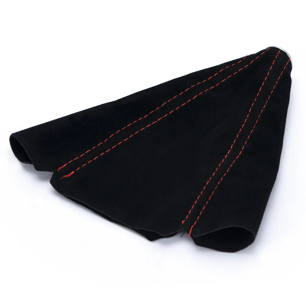 Universal Manual Shift Boot Cover, Suede or PU with Colored Stitch